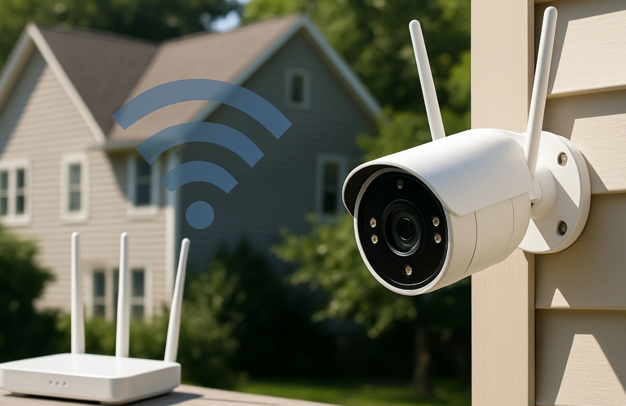  Типичный радиус действия Wi-Fi для наружных камер безопасности 