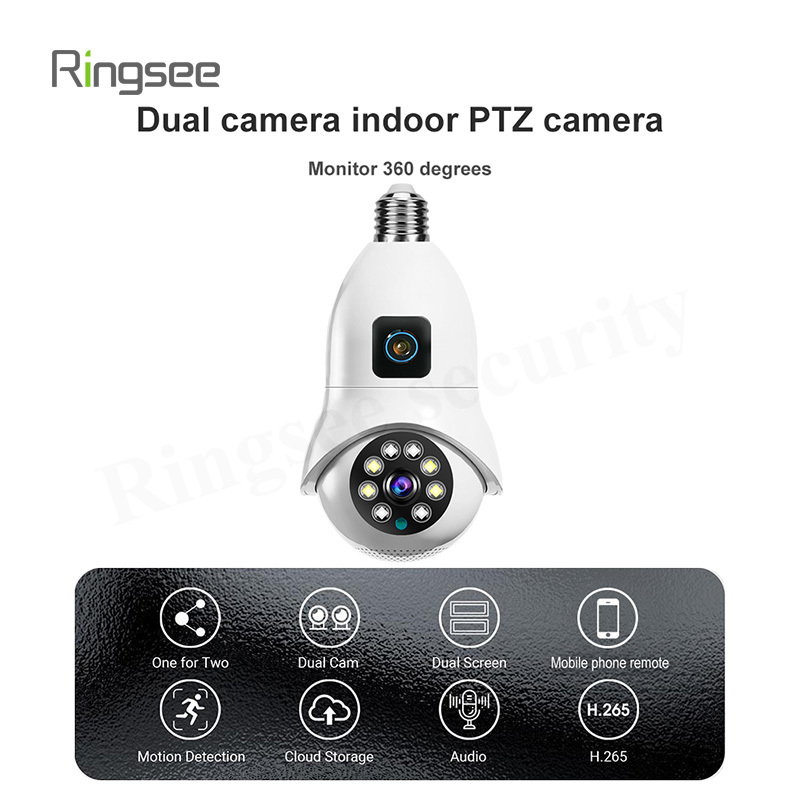 Ringsee SHRS‑SIC‑9108 2MP Wi‑Fi Indoor Security Camera with AI Detection