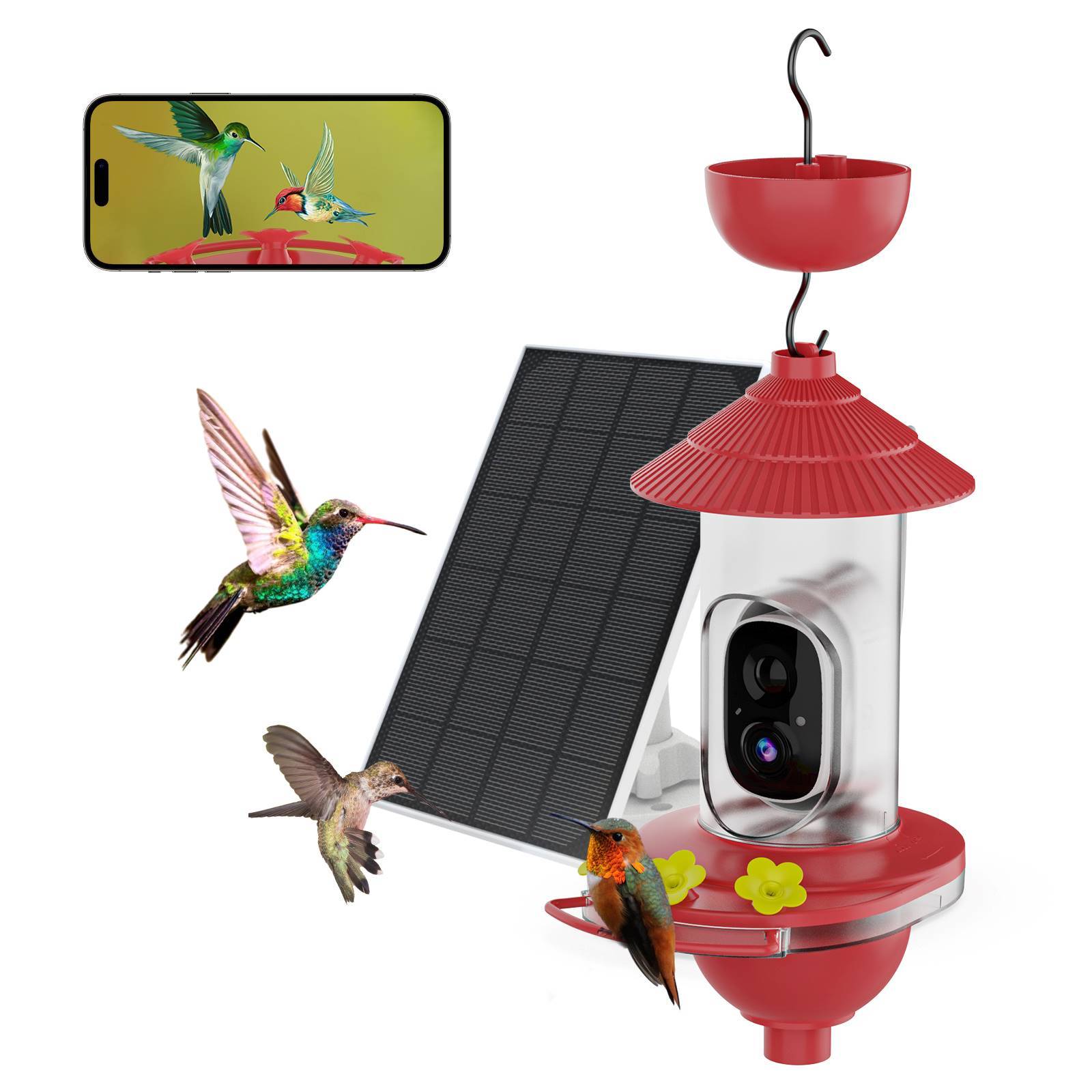 4G & 2.4G-WIFI 2MP Hummingbird Camera