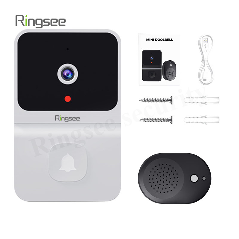 Cámara de timbre inalámbrico inteligente WiFi de 2.4G