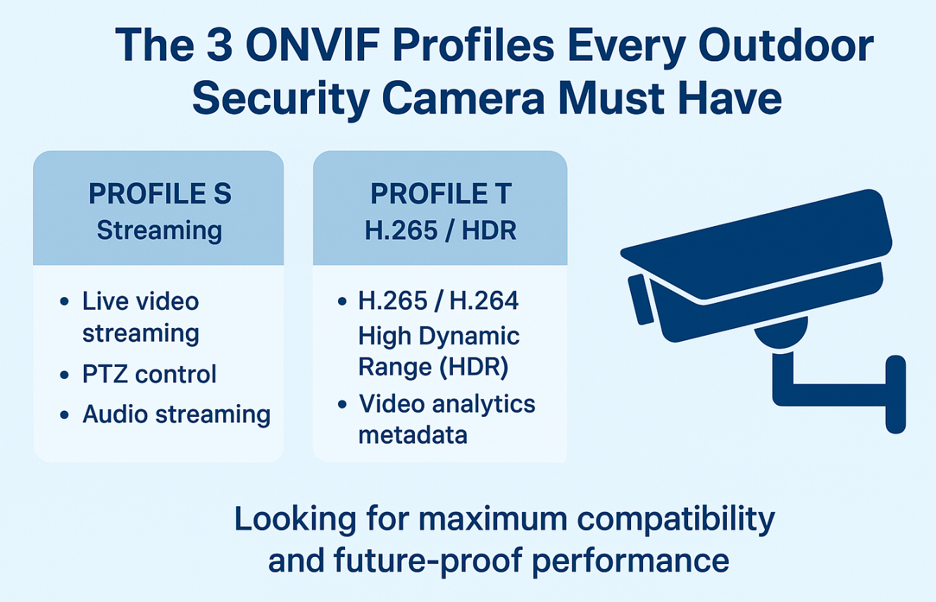 What ONVIF Profiles Should an Outdoor Camera Support