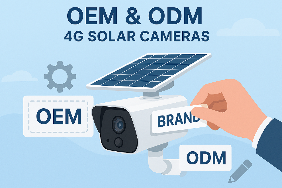  Cámaras solares 4G OEM y ODM 