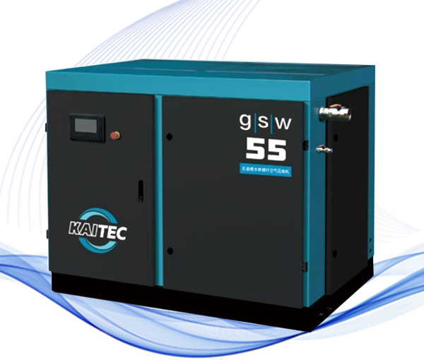 Oil-free water lubrication screw compressor