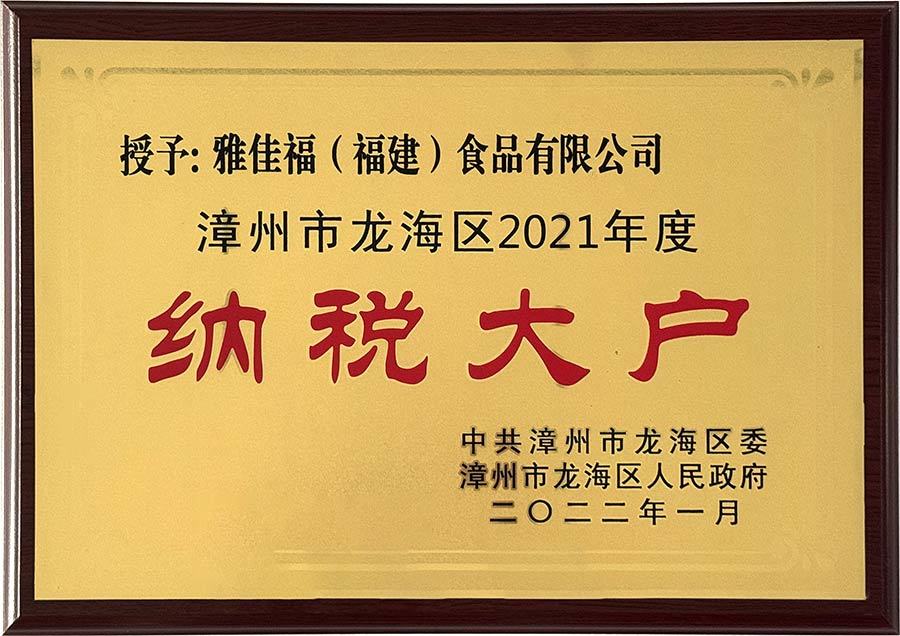 2021年纳税大户