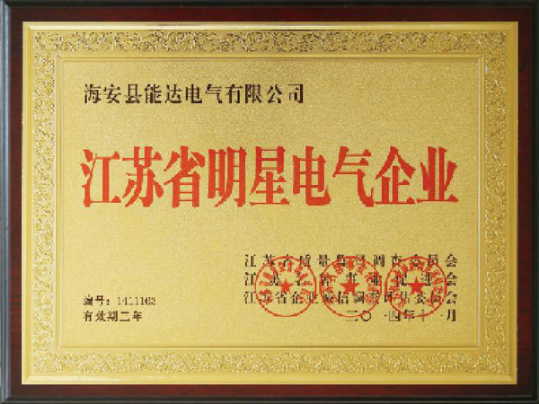 Jiangsu Star Electric Enterprise Jiangsu Star Electric Enterprise