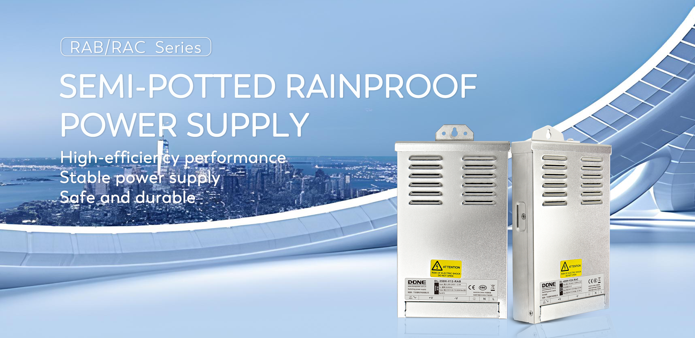Product Information | | Semi glued rainproof power supply series, constantly powered by wind and rain