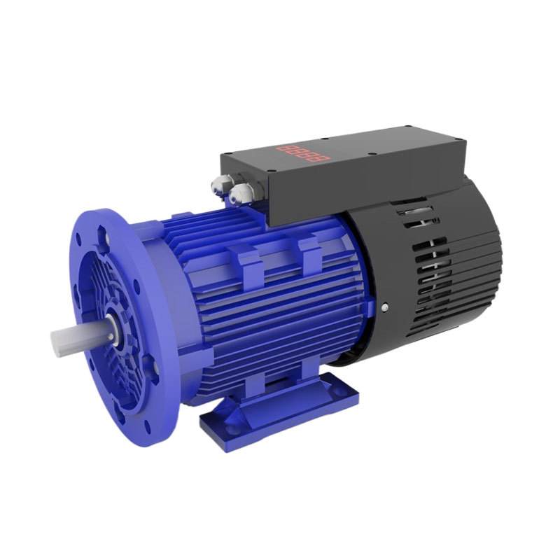 Permanent magnet integrated machine motor