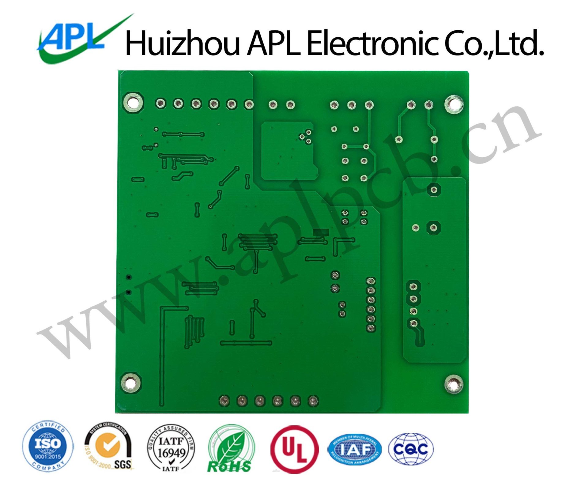 多层板pcb无铅喷锡绿油白字