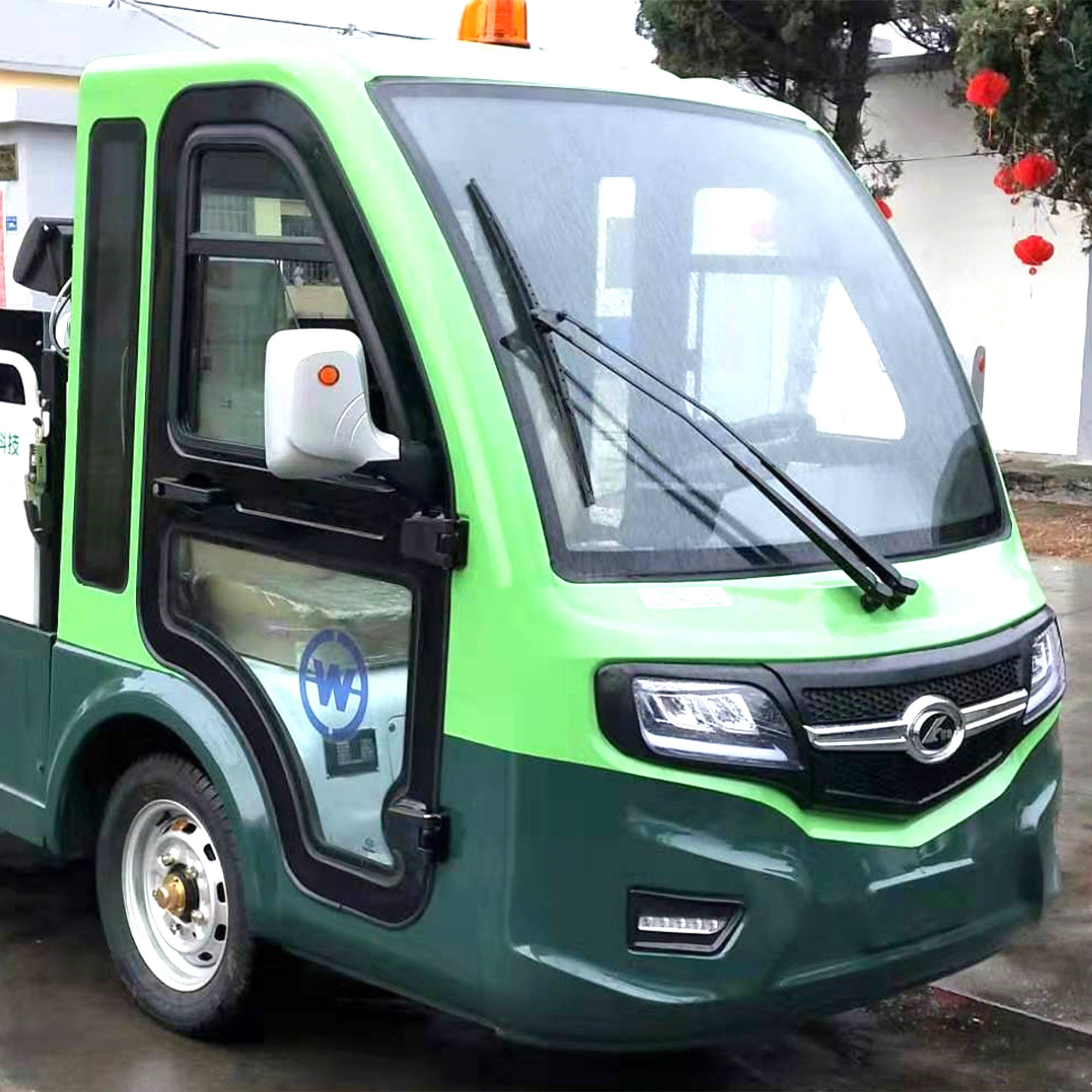 LF-YD406A electric 4-barrel garbage truck