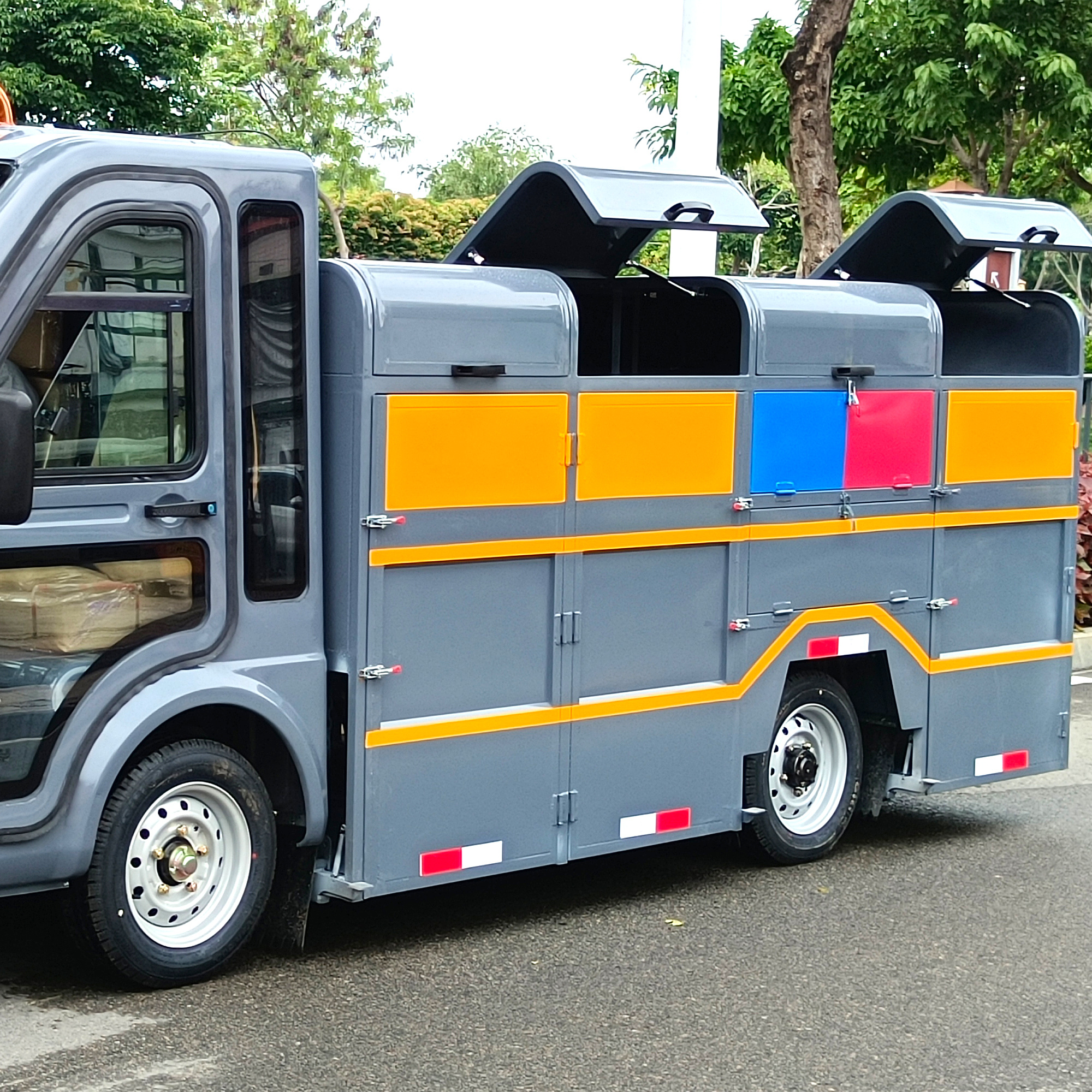 LF-LD 408A Electric mobile garbage sorting truck