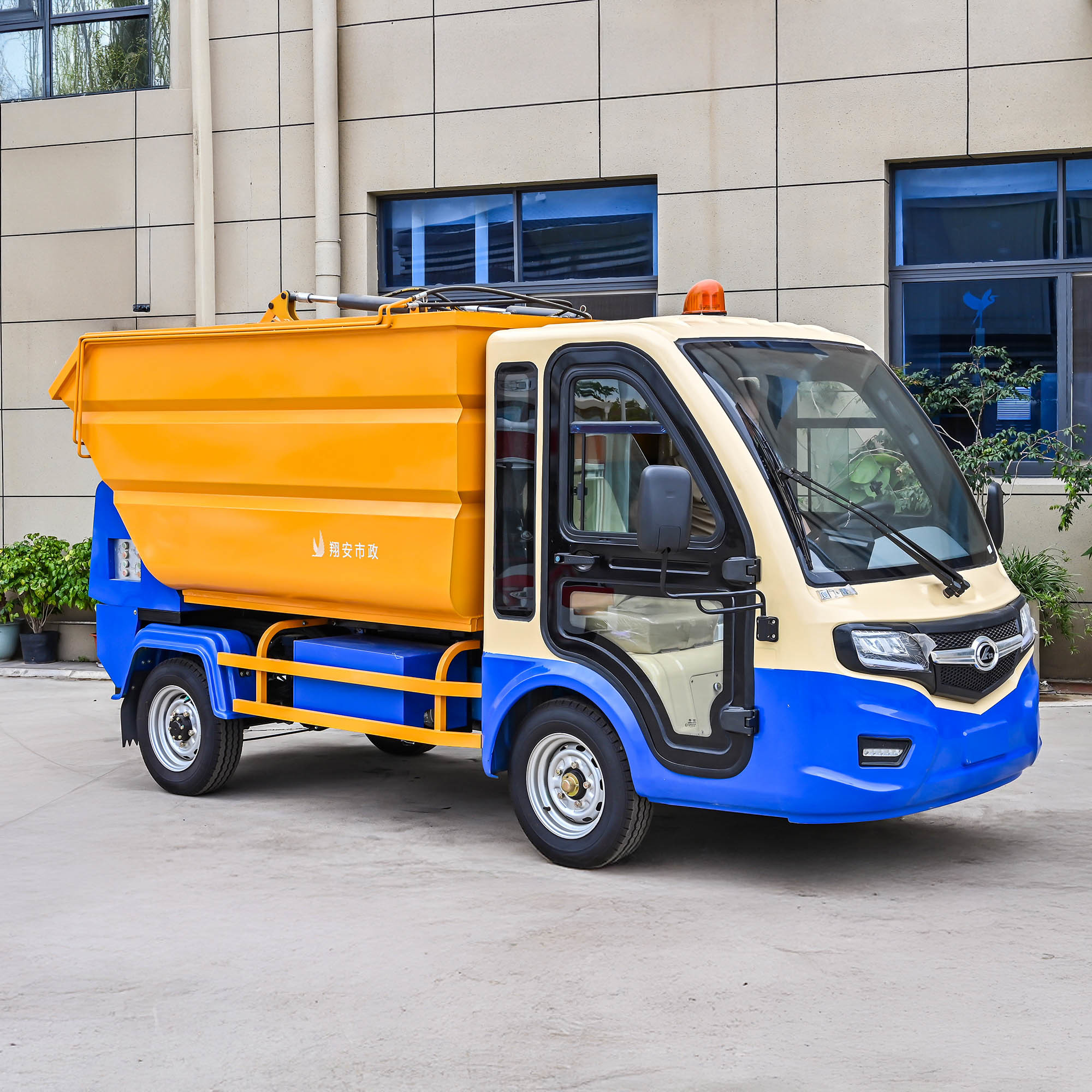 LF-FD415A Electric backward bucket turning compression truck