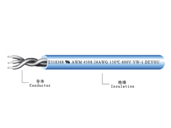 耐高溫型多芯電纜UL4598