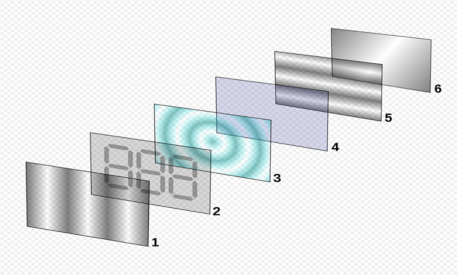 Reflective twisted nematic liquid crystal display