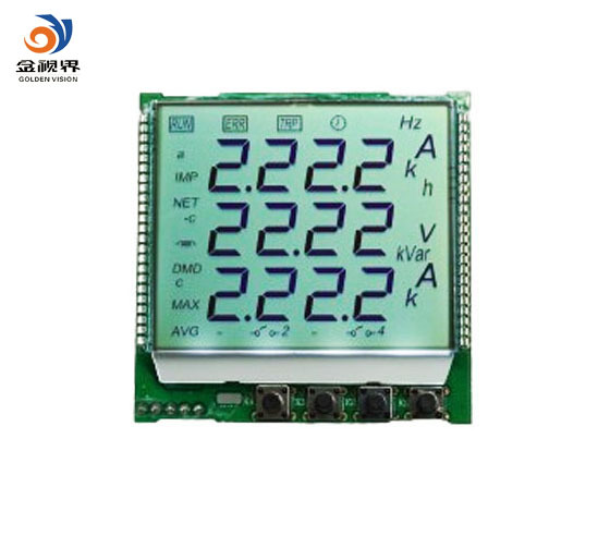 Manufacturer Transflective LCD segment screen