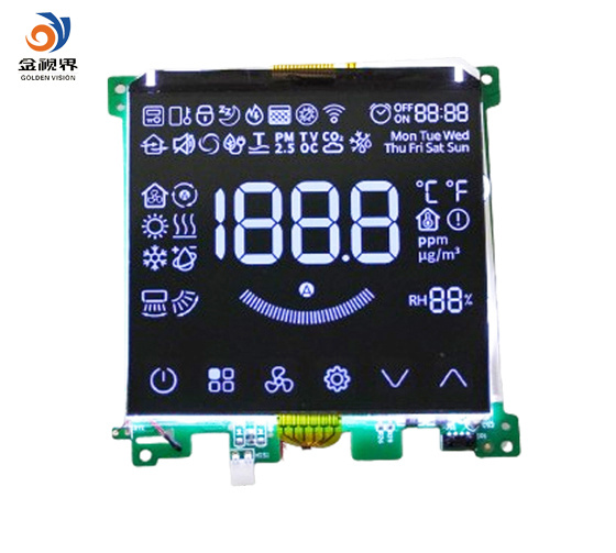 Transmissive Full view VA segment display