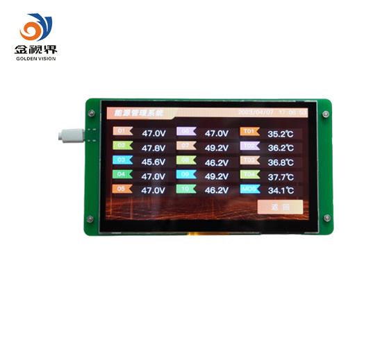 Charging Piles UART Screen 800×480 HD IPS
