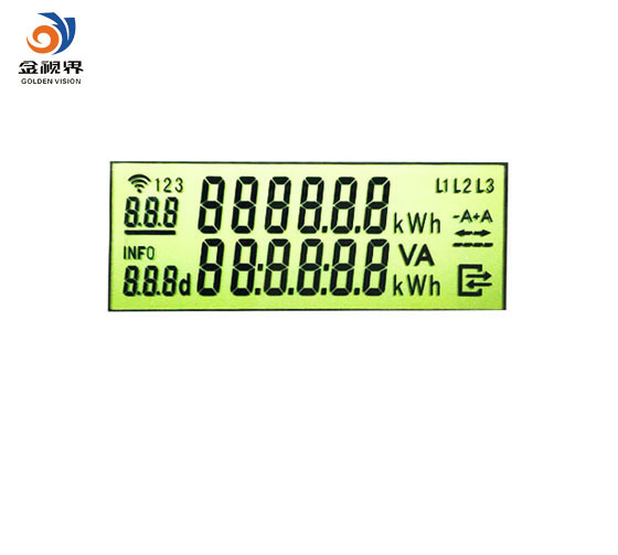 Electric Meter Positive LCD Display