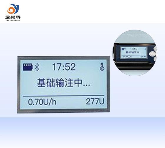 Intelligent Insulin Pump LCD Display Module