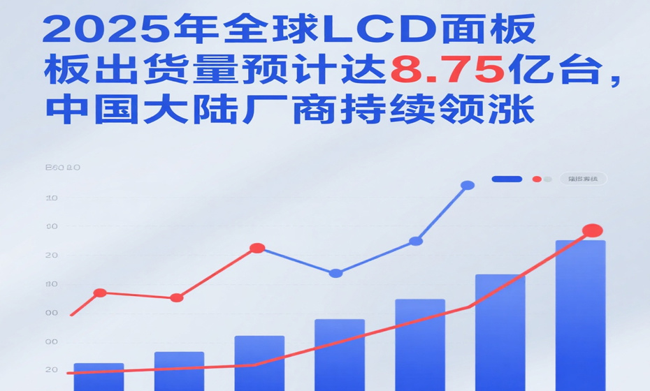 "Global LCD Panel Shipments Projected to Hit 875 Million Units by 2025, with Chinese Mainland Manufacturers Driving Growth"