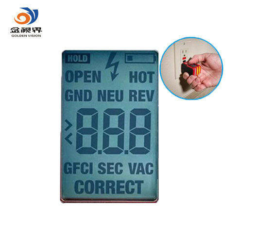 Electric socket tester LCD screen