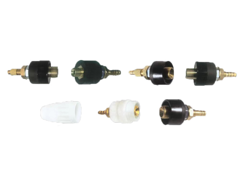 Plug socket and coupler series for welding machine
