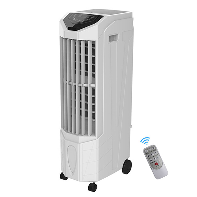 24-hour timer 20 liters water tank capacity room portable evaporative honeycomb air cooler fan with 6m remote control