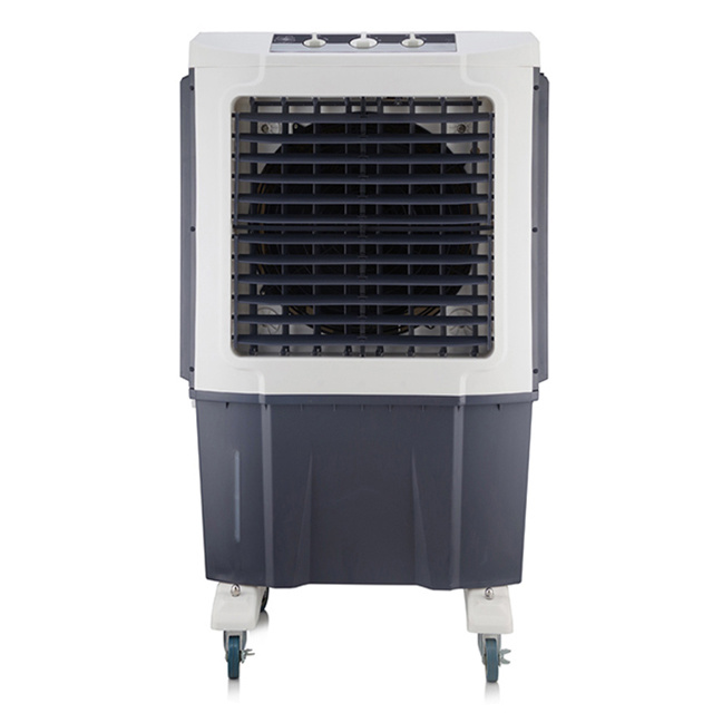 Three side Honeycomb cooling pads industrial propeller fan mobile portable evaporative 45 liters water air cooler for workshop