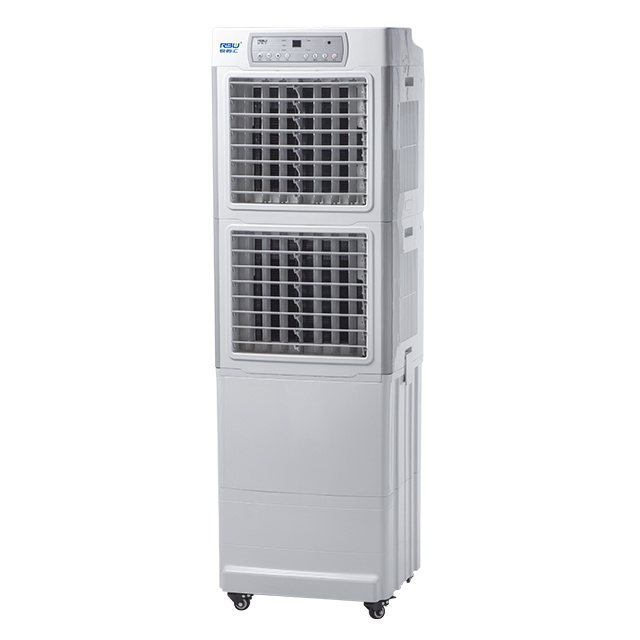 Refrigerador de aire evaporativo móvil de la CA del ABS de la venta caliente del tamaño del hogar del ventilador comercial delgado material libre de contaminación de la refrigeración por agua con el tanque de agua 45 litros