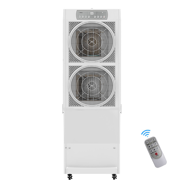 Commercial ABS material 1.52m tall design remote control four wind speeds adjustable evaporative water air cooler fan