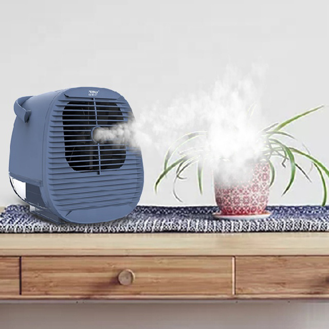 Home office mist spray function water cooling USB rechargeable desktop mini air cooler