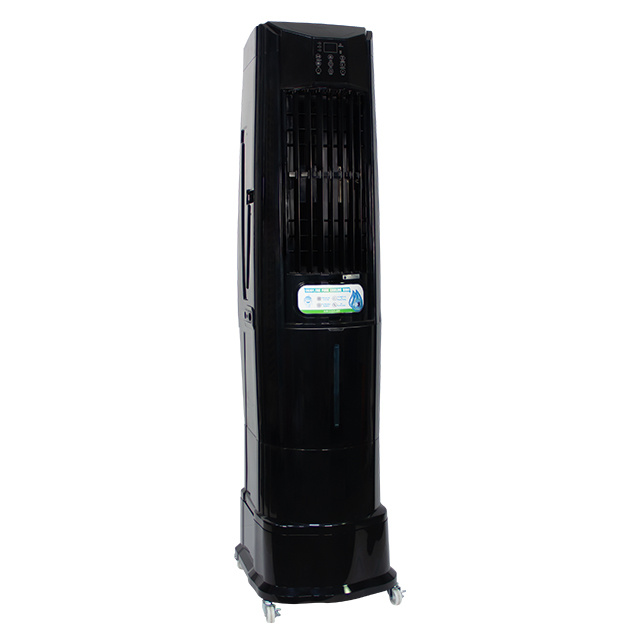 Ventilador de resfriamento evaporativo de tanque de água destacável grande de 45L com controle remoto elétrico para uso doméstico e comercial