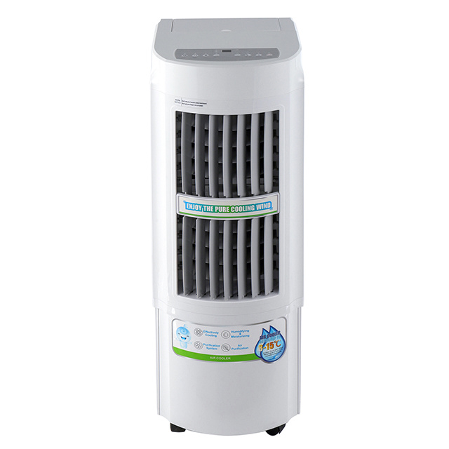 Double windows air outlet factory price standing 30 litres water tank portable evaporative AC air coolers for home