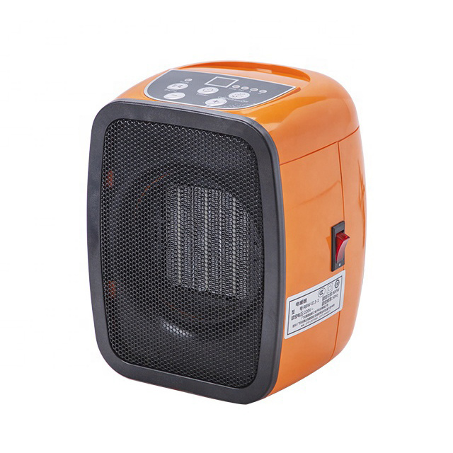 PTC heating technology overheat protected portable design tabletop mini electric heater with 3 speeds adjustable