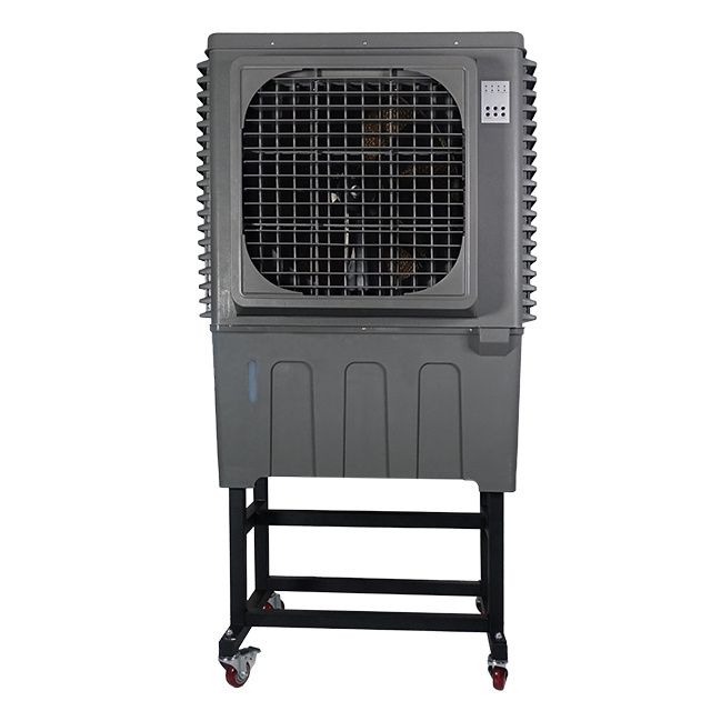 High quality 8000m3/h large airflow copper motor outdoor industrial evaporative water air cooler with tripod