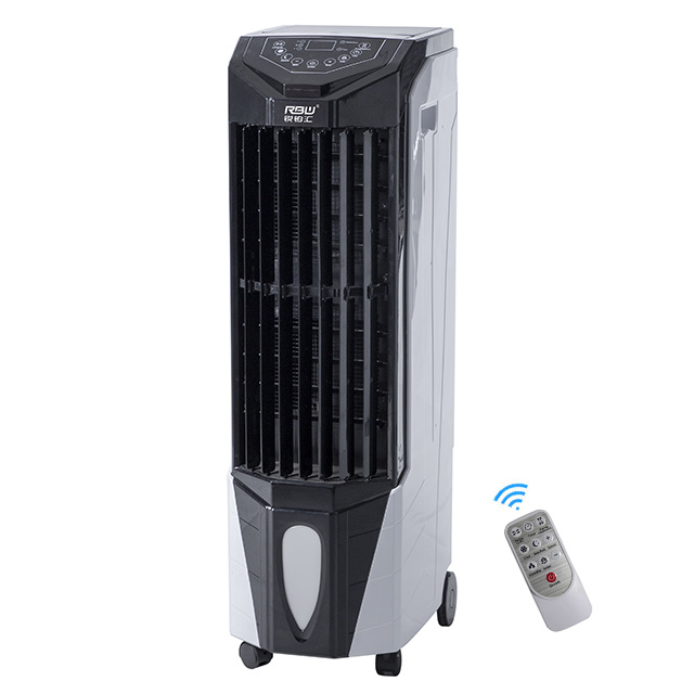 LED touching panel 6m remote control 20 liters water capacity portable evaporative AC air cooler for home office use