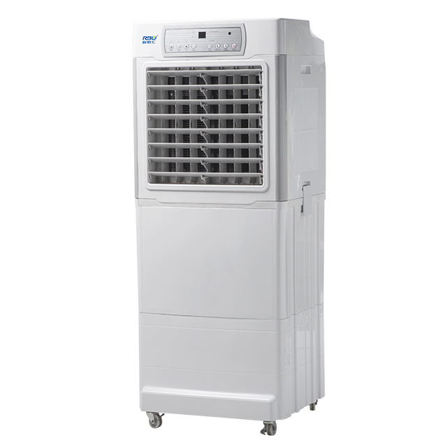 Tres lados panal almohadillas ventilador de refrigeración sala personal portátil evaporativo AC enfriador aire con 45 litros desmontable tanque agua