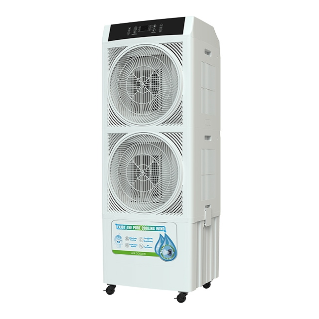 Energy-saving commercial use 45-liter detachable large water tank evaporative honeycomb cooling only air cooler fan with touch control sensor panel