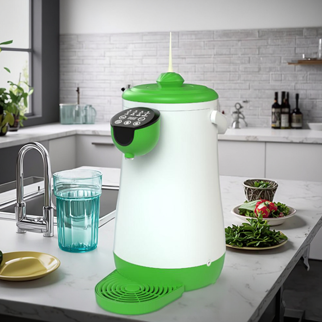 3.5L Water Capacity ABS +Glass Material Smart Touch Control Automatic Heating Small Molecule Cluster Electric Kettle for Household & Office Use
