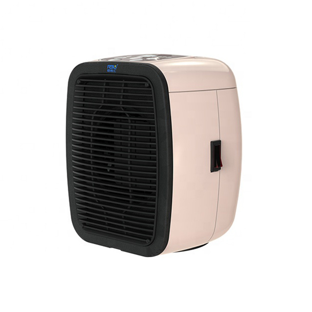 Over-Tip protection PTC heating EU/US plug type portable mini electric tabletop fan heater for living room