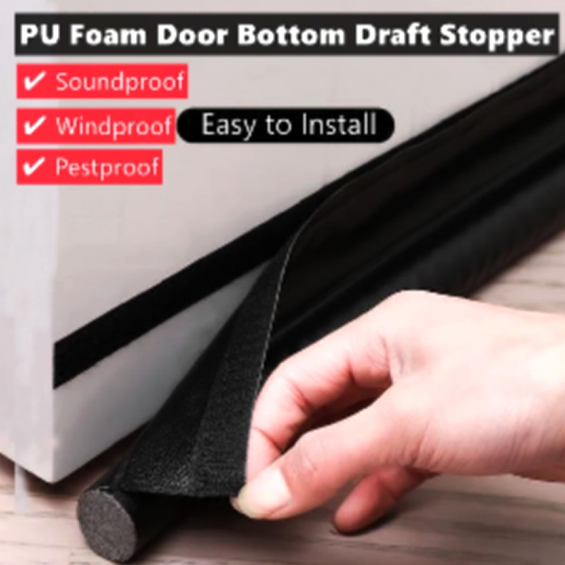 Single PU Foam Door Bottom Draft Stopper