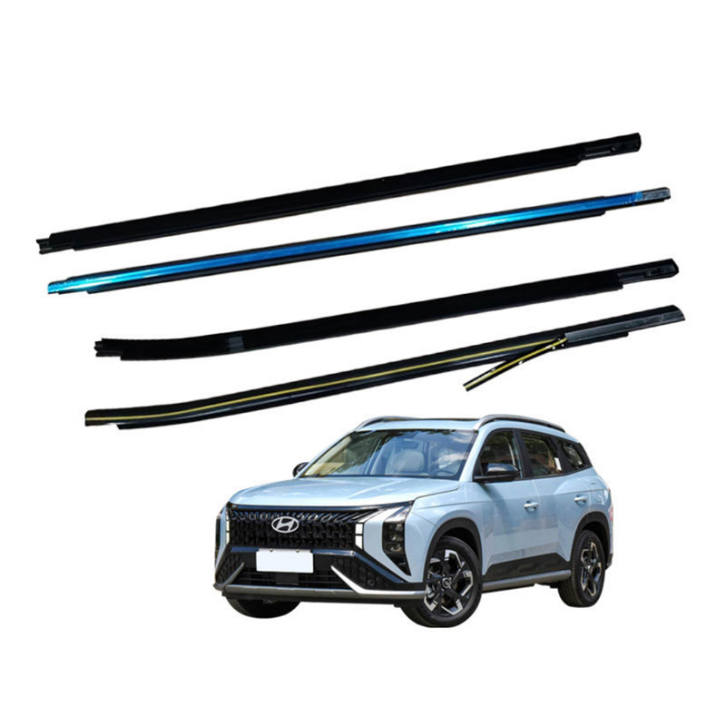 Window Moulding Weatherstrip trim Seal Belt Set for Hyundai