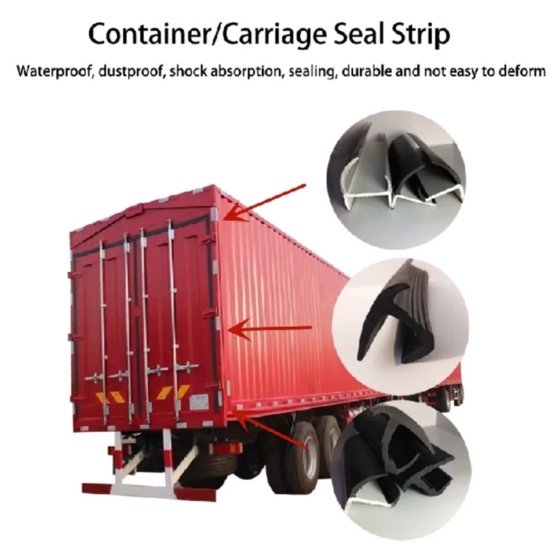 Container/Carriage Door Rubber Seal Strip