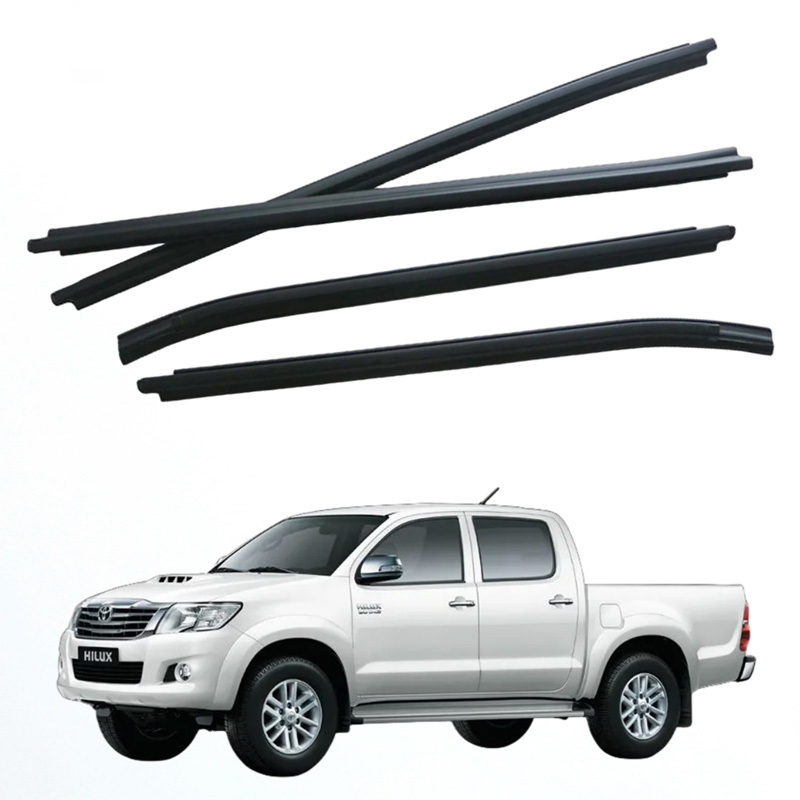 Window Moulding Weatherstrip trim Seal Belt Set for Toyota-HILUX