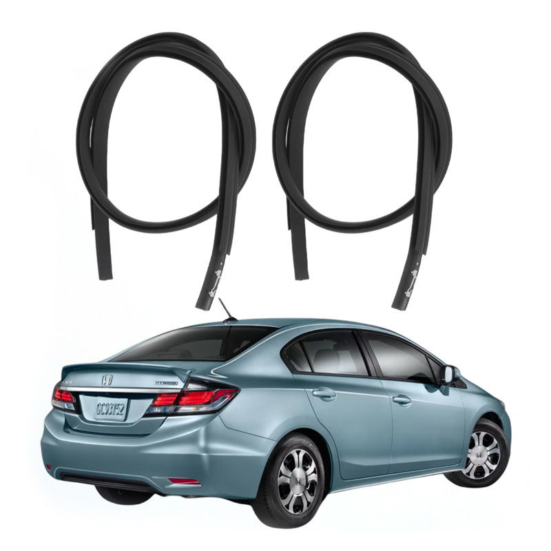 Left&Right Side Roof Drip Moulding Trim Set For Honda Civic