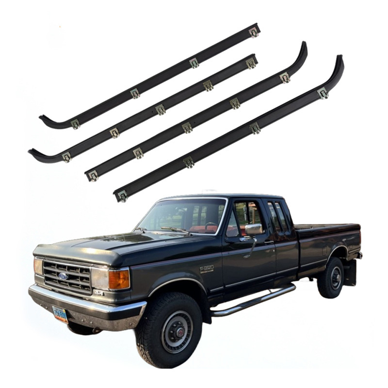 Window Moulding Weatherstrip trim Seal Belt Set for Ford