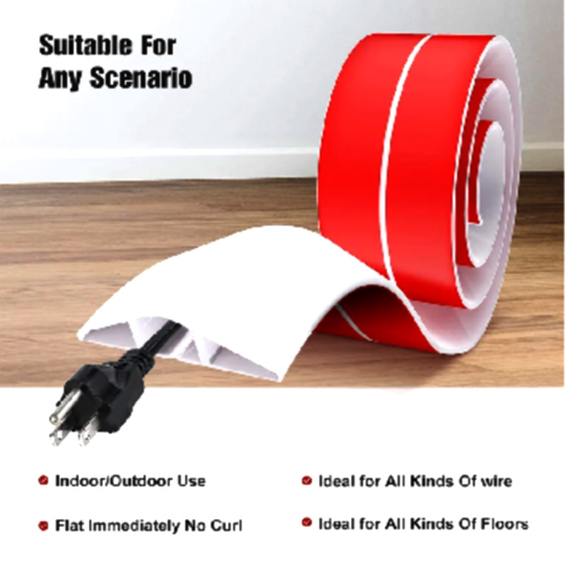 Electric Wire Floor Cord Cover Cable Protector