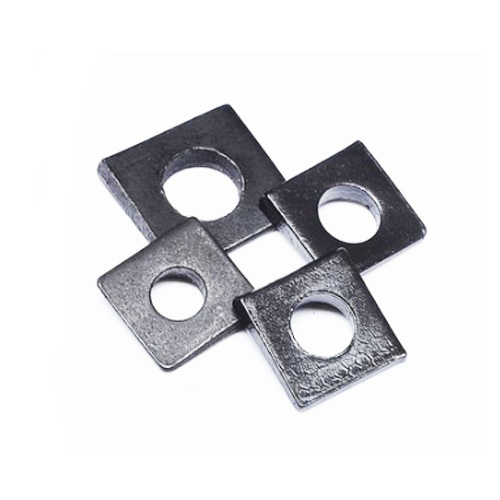 ASTMF436/GB852 Oxidized blackened square oblique washer