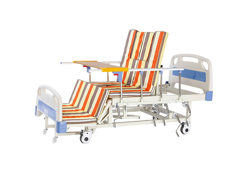 Tête de lit abs assise relevée, toilettes multifonctions, entièrement manuelles, pour usage domestique, maisons de retraite, lits médicaux à vendre
