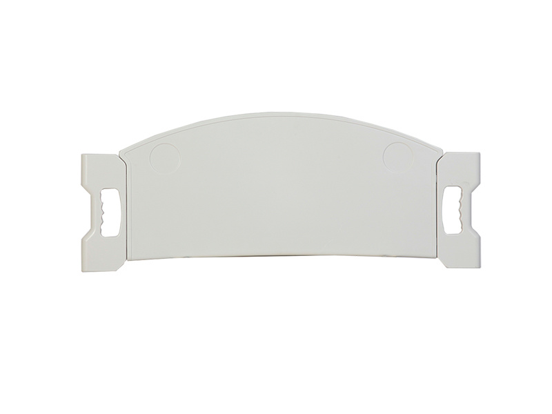 Stretchable abs arc shape dining board for hospital bed