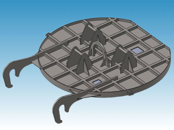 Fully Covered Ladle Lid